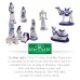  1.97-Inch by 6.7-Inch Porcelain Delft Blue 11-Piece Nativity Set