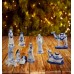  1.97-Inch by 6.7-Inch Porcelain Delft Blue 11-Piece Nativity Set