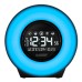 La Crosse Mood Light LCD Alarm Clock 7 Mood Light Colors with Nature Sounds