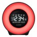 La Crosse Mood Light LCD Alarm Clock 7 Mood Light Colors with Nature Sounds