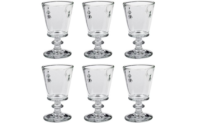  Bee Wine Glass Set of 6 Goblet