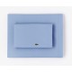  100% Cotton Percale Sheet Set, Solid, Allure Blue, King