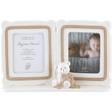 Lenox Baby Bear 5×7 Double Frame