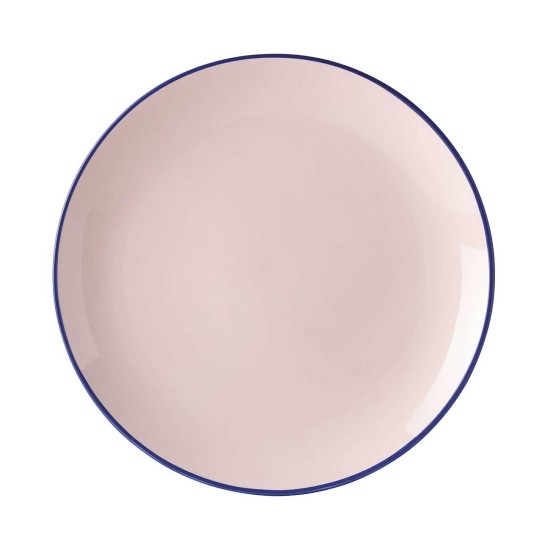  Domino Technic Solid Dinner Plate (Pink,10.7″)