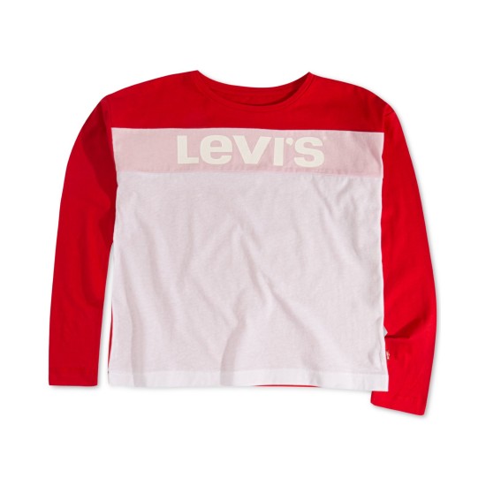 Levi’s Little Girls Cotton Colorblocked T-Shirt
