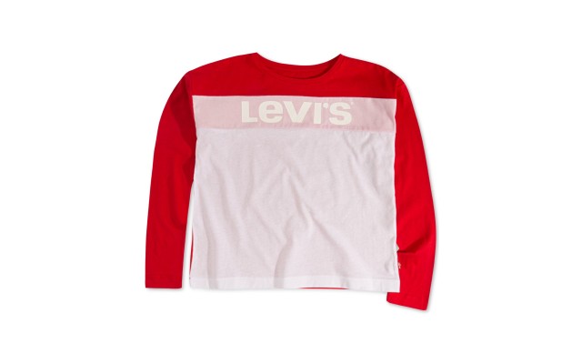Levi’s Little Girls Cotton Colorblocked T-Shirt