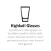  Michelangelo 20 oz. Highball Glasses, Set of 4