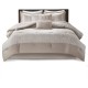  Ava Cal King 7 Piece Chenille Jacquard Comforter Set