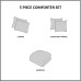  Essentials Kasey Reversible 5-Pc. Full/Queen Comforter Set