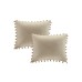  Leona Full/Queen 3-Pc. Pom Pom Cotton Duvet Cover Set