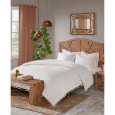 Madison Park Lillian Full/Queen 3 Piece Cotton Duvet Cover Set