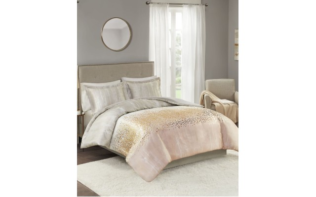  Midnight Garden 3 Piece Full/Queen Duvet Set Bedding
