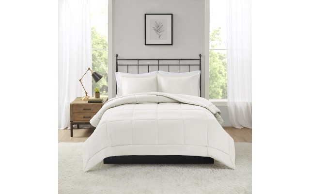  Sarasota 3-Pc Comforter Set Bedding, Natural, Full/Queen
