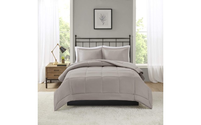  Sarasota 3-Pc Comforter Set Bedding, Taupe, King/California King
