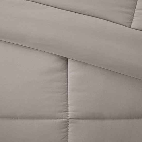 Sarasota 3-Pc Comforter Set Bedding, Taupe, King/California King