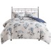  Zennia King/California King 3-Pc. Printed Seersucker Duvet Cover Set