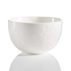 Martha Stewart Collection Embossed Cereal Bowl