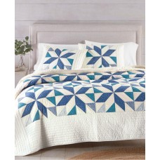 Martha Stewart Collection Sawtooth Star Artisan King Quilt