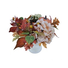 Martha Stewart Harvest Pumpkins and Flowers Arrangement