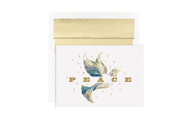 Elegant Dove Holiday Boxed Cards 16-Count