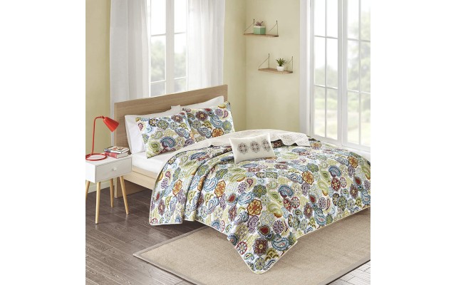 Mi Zone Tamil 4-Pc. Full/Queen Coverlet Set, Full/Queen