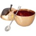 Gold Plated Apple Honey Pot