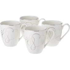Mikasa Love Story Coffee Mug, Set of 4