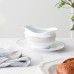  Parchment Gravy Boat Set , White