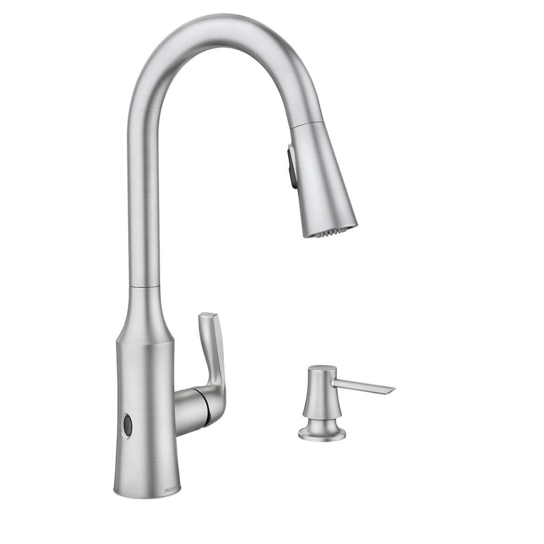 Moen MotionSense Wave Technology Cadia Touchless Kitchen Faucet 87869EWSRS   Moen Motionsense Wave Technology Cadia Touchless Kitchen Faucet 87869ewsrs 1296446513 1100x1100 