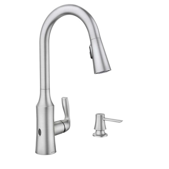  MotionSense Wave Technology Cadia Touchless Kitchen Faucet 87869EWSRS