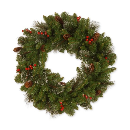  30″ Crestwood Spruce Wreath with Cones
