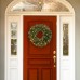  Company 30″ Crestwood Spruce Wreath With Red Berries, Pine Cones, Glitter & 70 Battery-Operated LED Lights