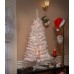  Company 4′ White Iridescent Tinsel Tree With Plastic Stand & 70 Cl