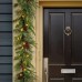  Company ‘Feel Real’ Pre-lit Artificial Christmas Garland | Flocked with Mixed Decorations and Lights | Colonial – 9 ft