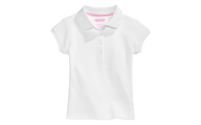  Girls’ School Uniform Short Sleeve Pique Polo