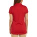  Juniors Uniform Short Sleeve Performance Polo (Red, 3/5)