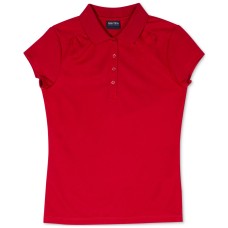 Nautica Plus Girls Short Sleeve Performance Polo Shirt