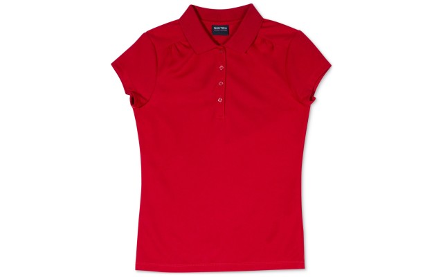  Plus Girls Short Sleeve Performance Polo Shirt