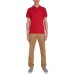  Young Men Short Sleeve Double Pique Polo, (36X37, Blue)