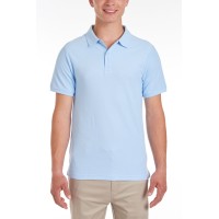 Nautica Young Men Short Sleeve Double Pique Polo