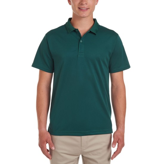  Young Men Short Sleeve Performance Polo