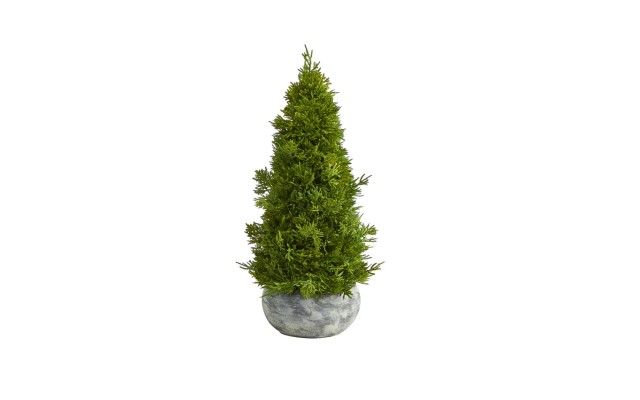  Cypress Cone Artificial Tree in Decorative Planter