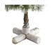  Flocked Artificial Christmas Tree Topiary with 50 Warm Led Lights