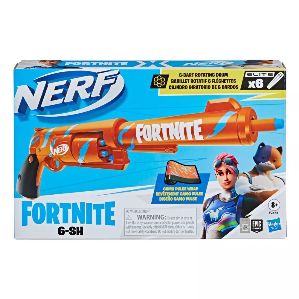 NERF Dart-Blasting Fortnite 6-SH Dart Replica (81959882)