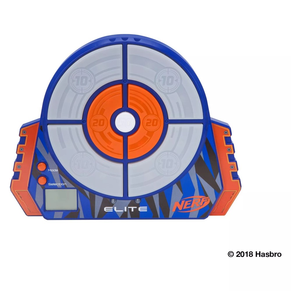 NERF Elite Digital Dart Board Light-Up Target