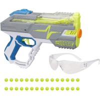 NERF Hyper Rush-40 Pump-Action Blaster and 30 NERF Hyper Rounds – 14 Years and Up