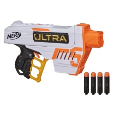 Nerf Ultra Five Blaster — 4-Dart Internal Clip, 4 Nerf Ultra Darts, Dart Storage, Compatible Only with Nerf Ultra Darts