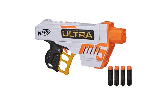  Ultra Five Blaster — 4-Dart Internal Clip, 4  Ultra Darts, Dart Storage, Compatible Only with  Ultra Darts