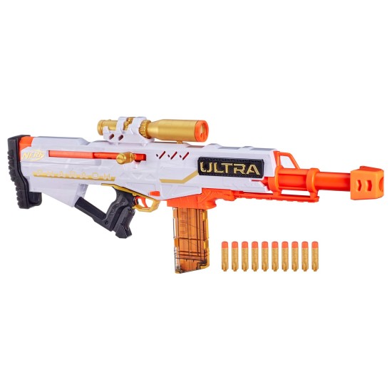  Ultra Pharaoh Blaster — Gold Accents, 10-Dart Clip, 10  Ultra Darts, Compatible Only with  Ultra Darts
