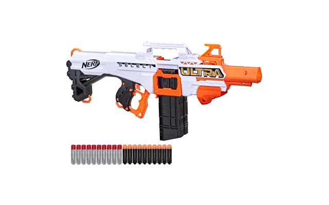  Ultra Select Fully Motorized Blaster, Fire 2 Ways, Includes Clips and Darts, Compatible Only with  Ultra Darts